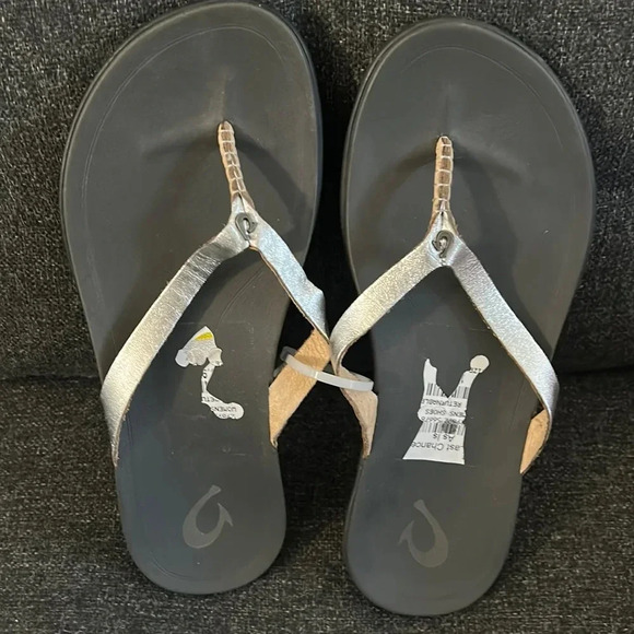 Olukai ‘Ho Opio’ Leather Flip Flop - Picture 1 of 3